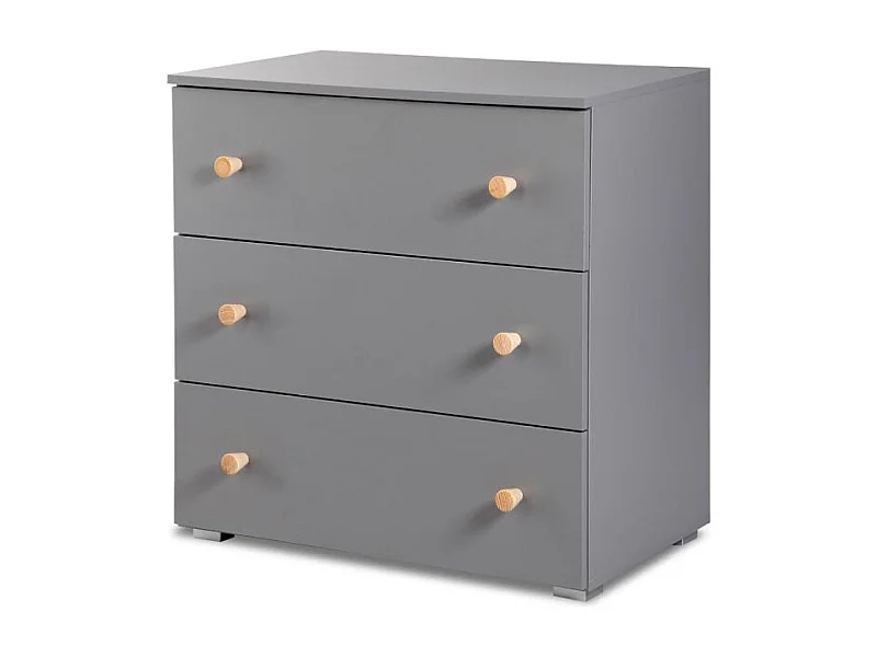 Commode 3 tiroirs Littlesky by Klups Pauline Gris