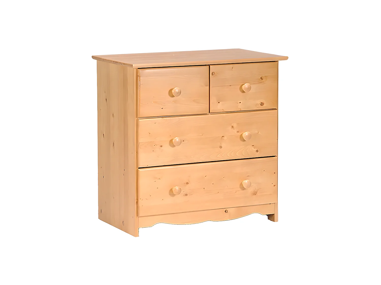 Commode TEDDY 2 + 2 tiroirs / Miel