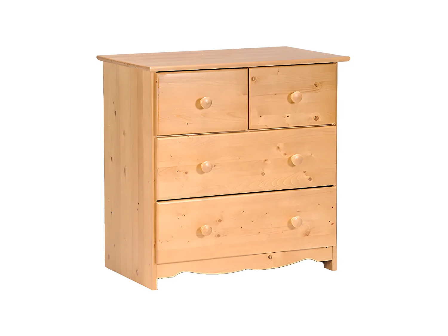 Commode TEDDY 2 + 2 tiroirs / Miel