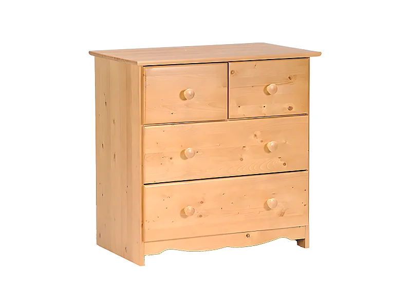 Commode TEDDY 2 + 2 tiroirs / Miel