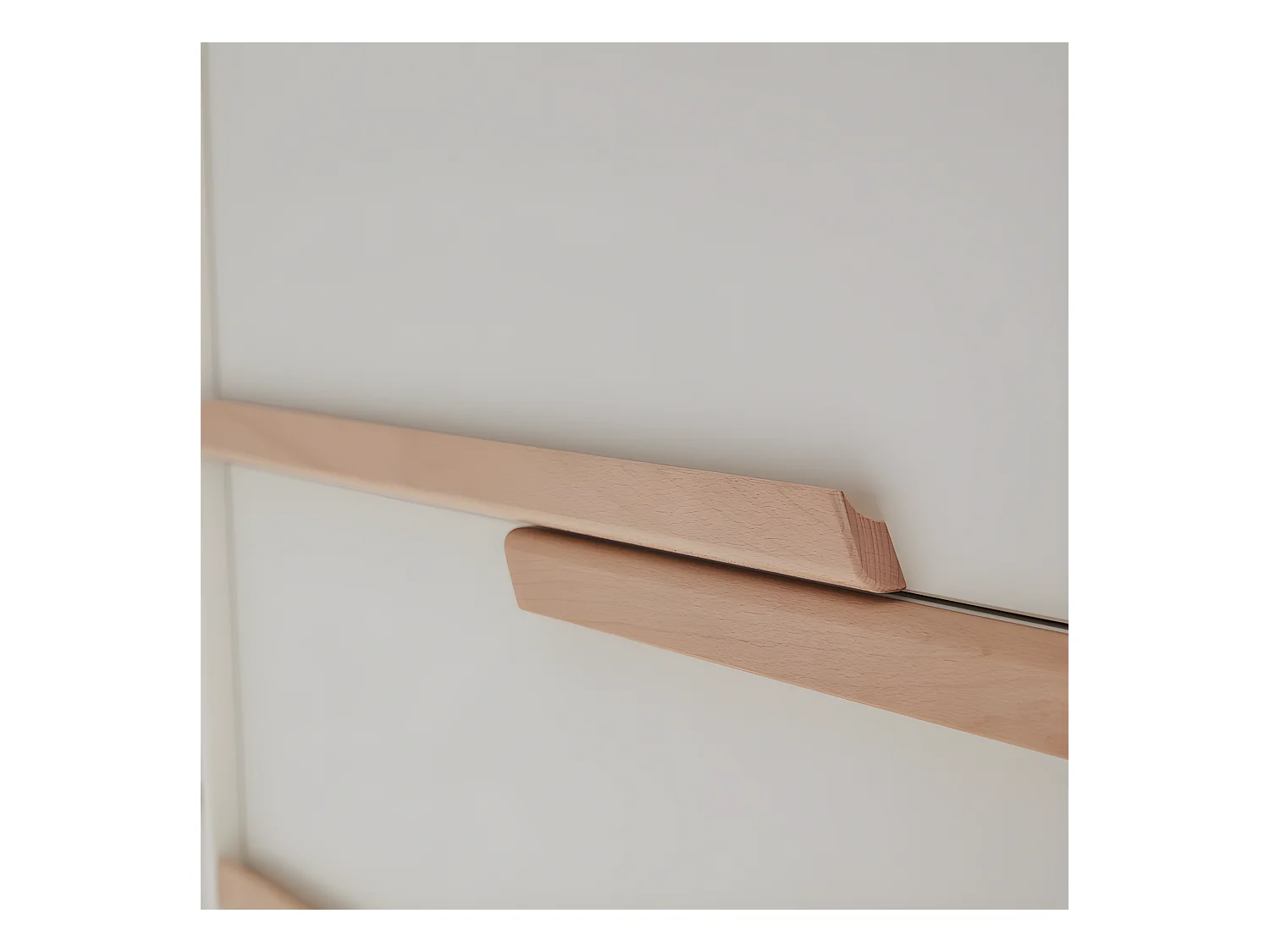 Commode 3 tiroirs Snap Blanc et bois