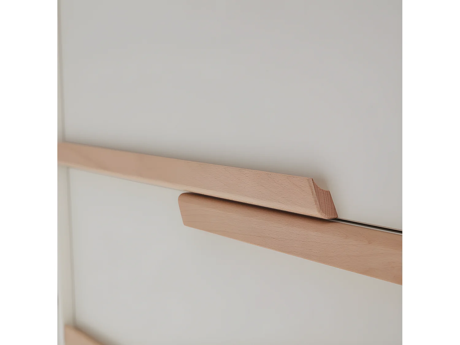 Commode 3 tiroirs Snap Blanc et bois