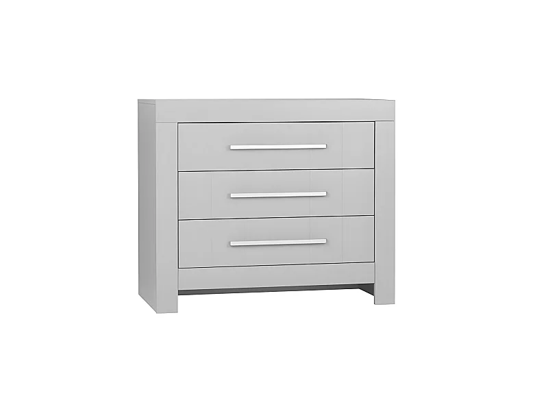 Commode 3 tiroirs Calmo Gris