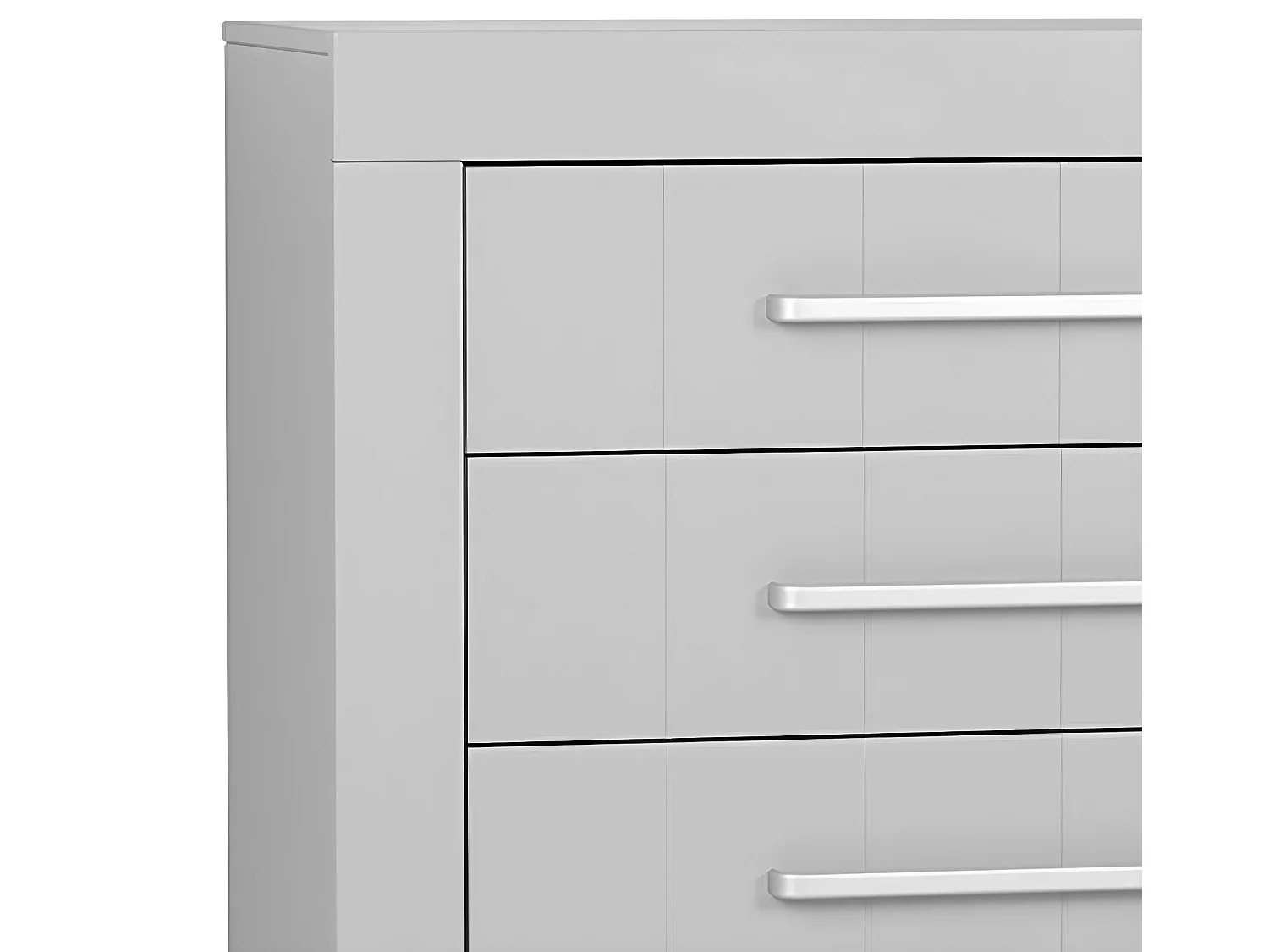 Commode 3 tiroirs Calmo Gris