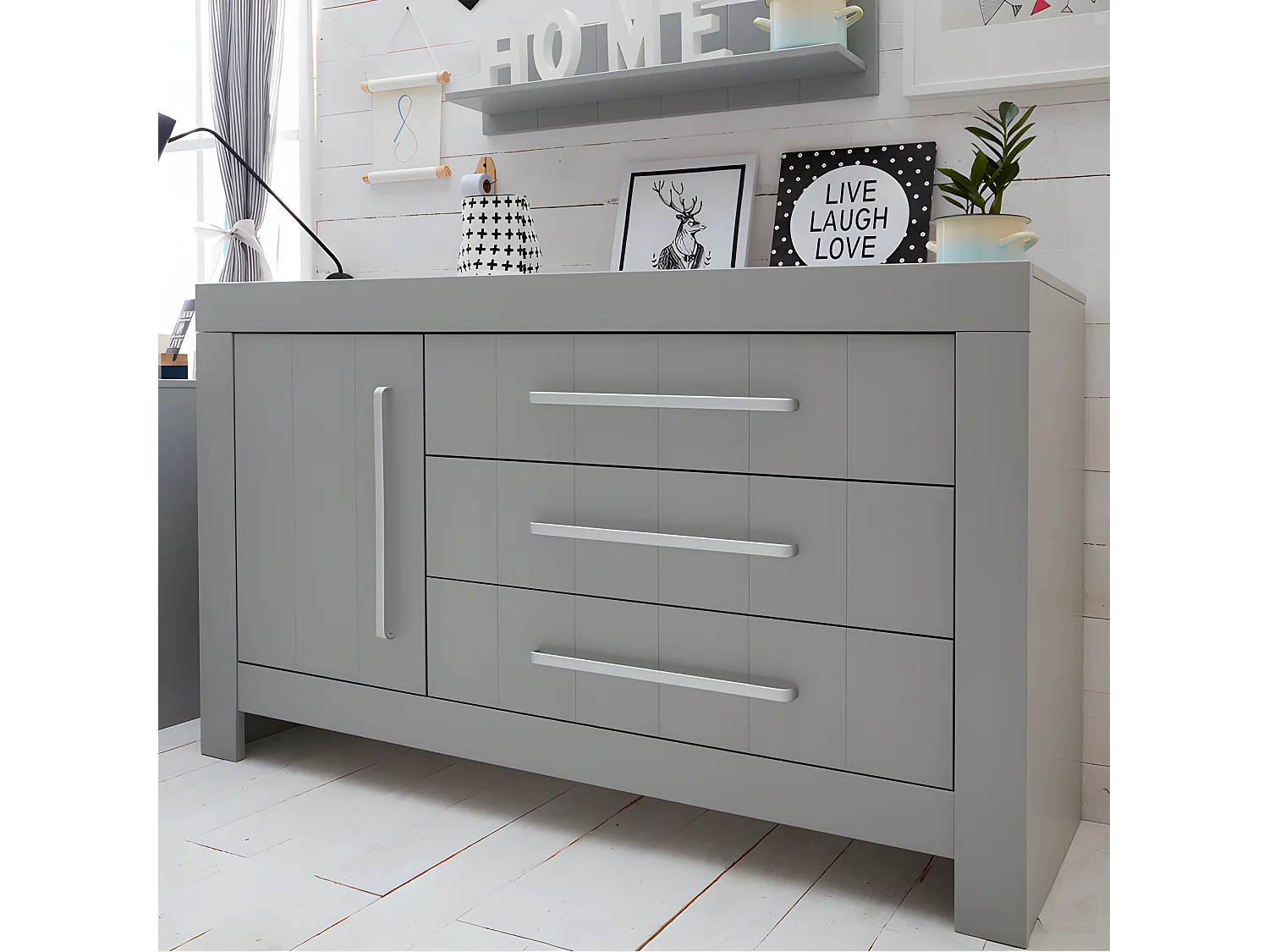 Commode XL Calmo Gris
