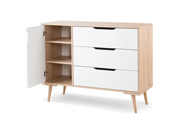Commode LittleSky by Klups Sofie Hêtre et Blanc