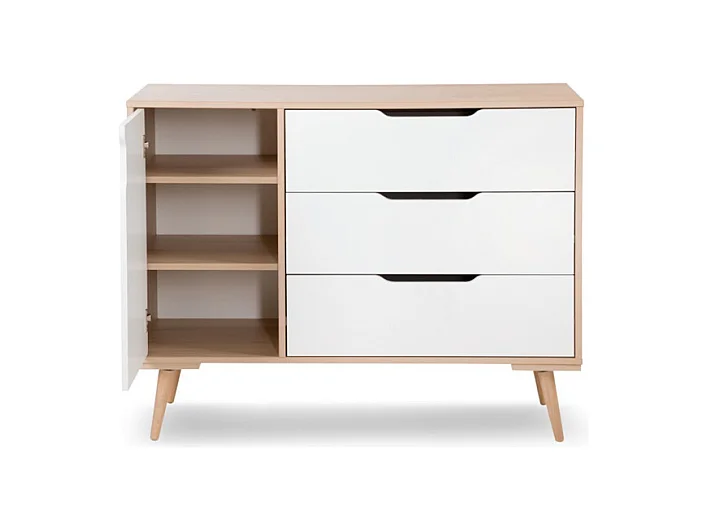 Commode LittleSky by Klups Sofie Hêtre et Blanc