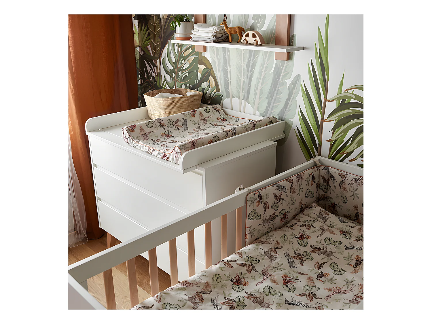 Plan à langer Swing et Miloo Blanc