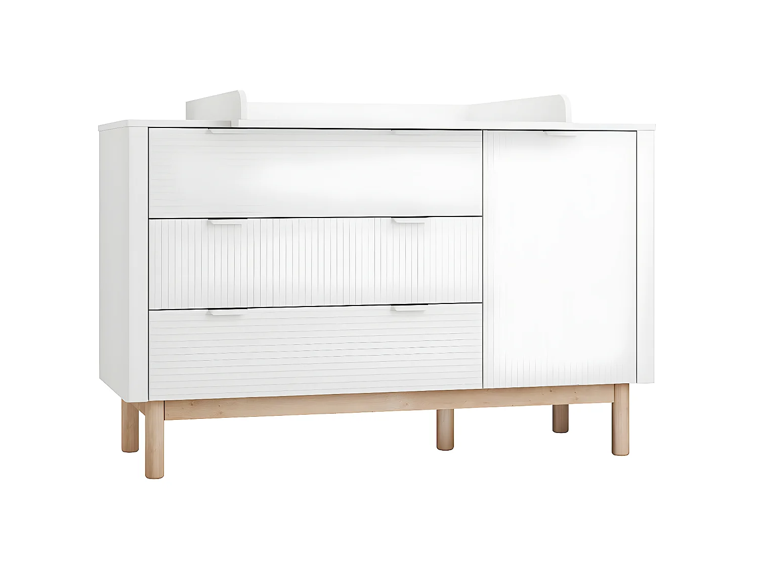 Plan à langer Swing et Miloo Blanc