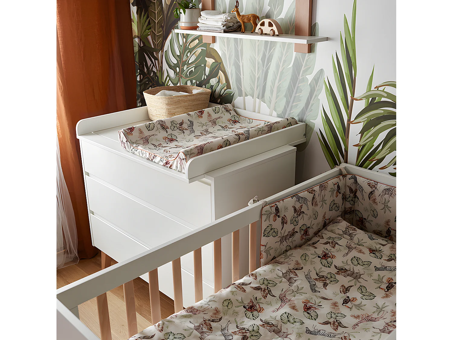 Plan à langer Swing et Miloo Blanc