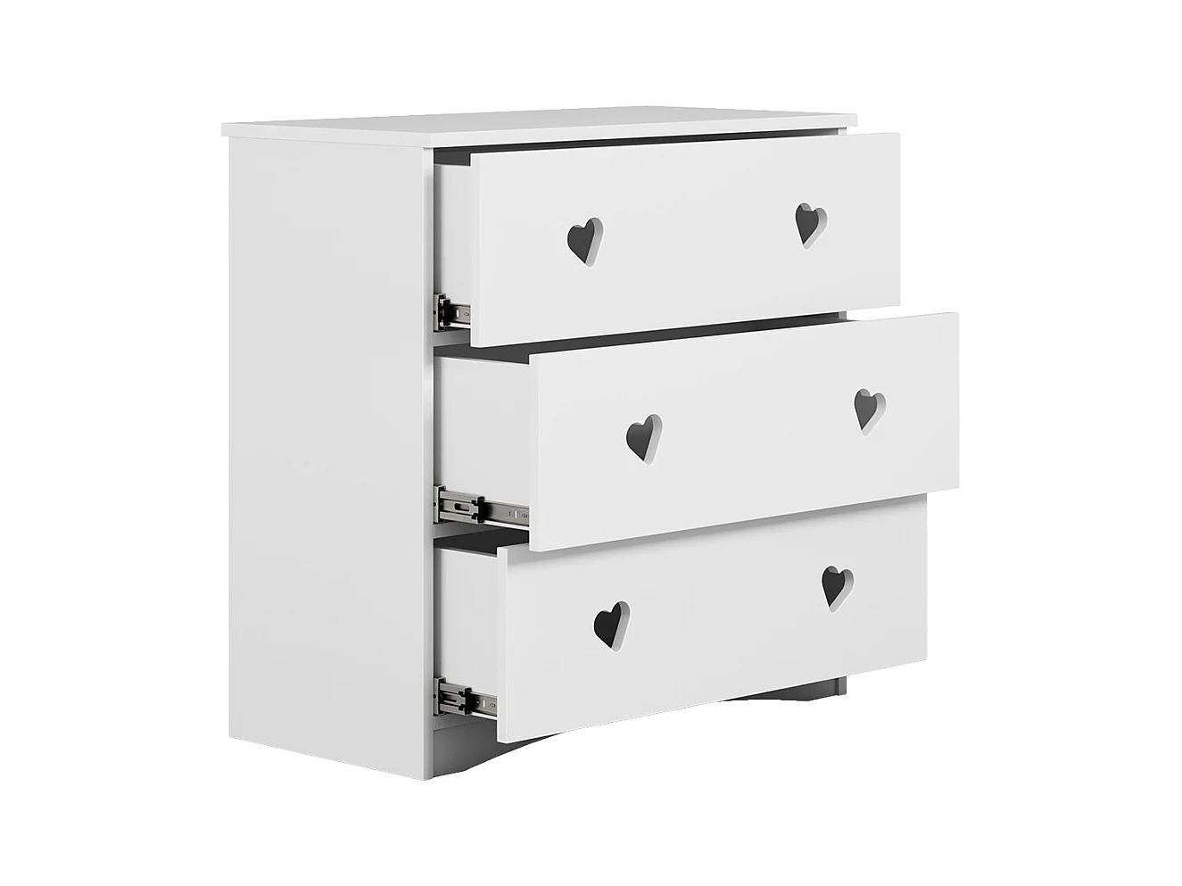 Kocot Kids Julia Cómoda com 3 gavetas - Branco