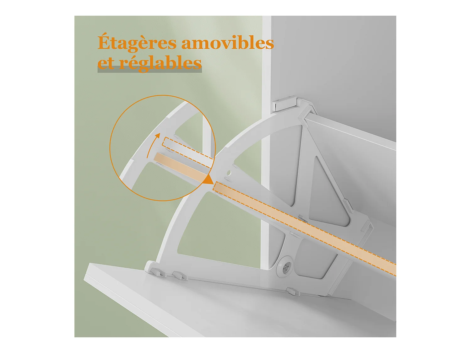 Meuble à Chaussures HavenlyHome, avec Coussin d'Assise, Étagères Réglables, 8 à 12 Paires, Banc d'Entrée, Couloir, Placard, Blanc