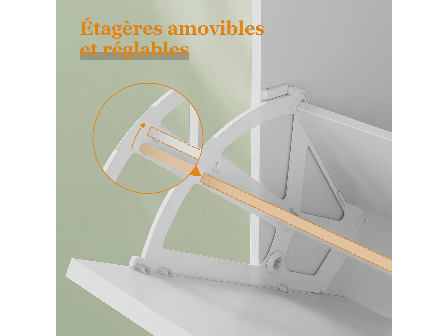 Meuble à Chaussures HavenlyHome, avec Coussin d'Assise, Étagères Réglables, 8 à 12 Paires, Banc d'Entrée, Couloir, Placard, Blanc