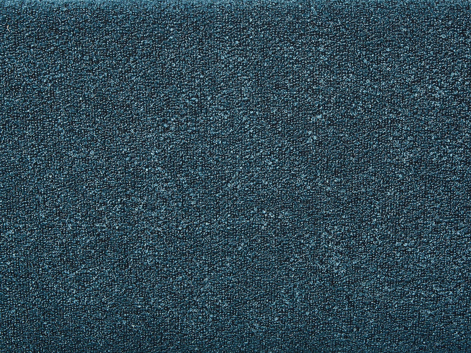 Lit coffre 180 x 200 cm - Tissu bouclette - Bleu canard + Matelas - MAZIRI