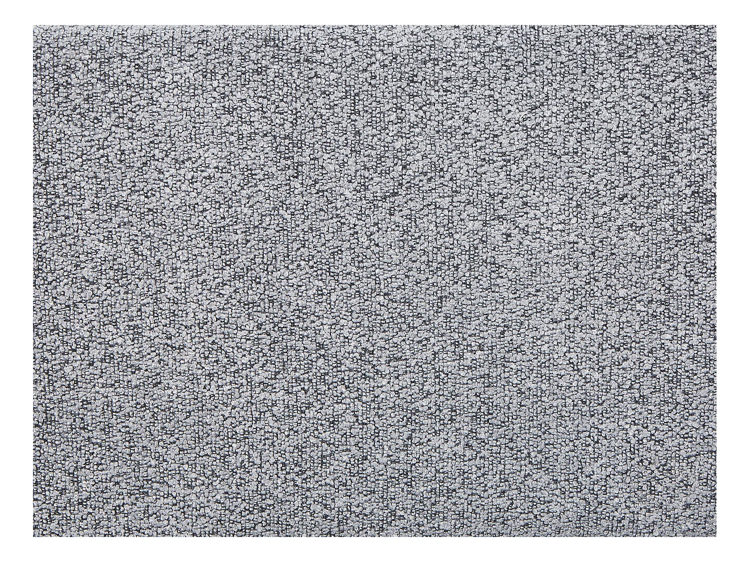 Letto con contenitore 180 x 200 cm - Tessuto bouclette Grigio + Materasso - MAZIRI