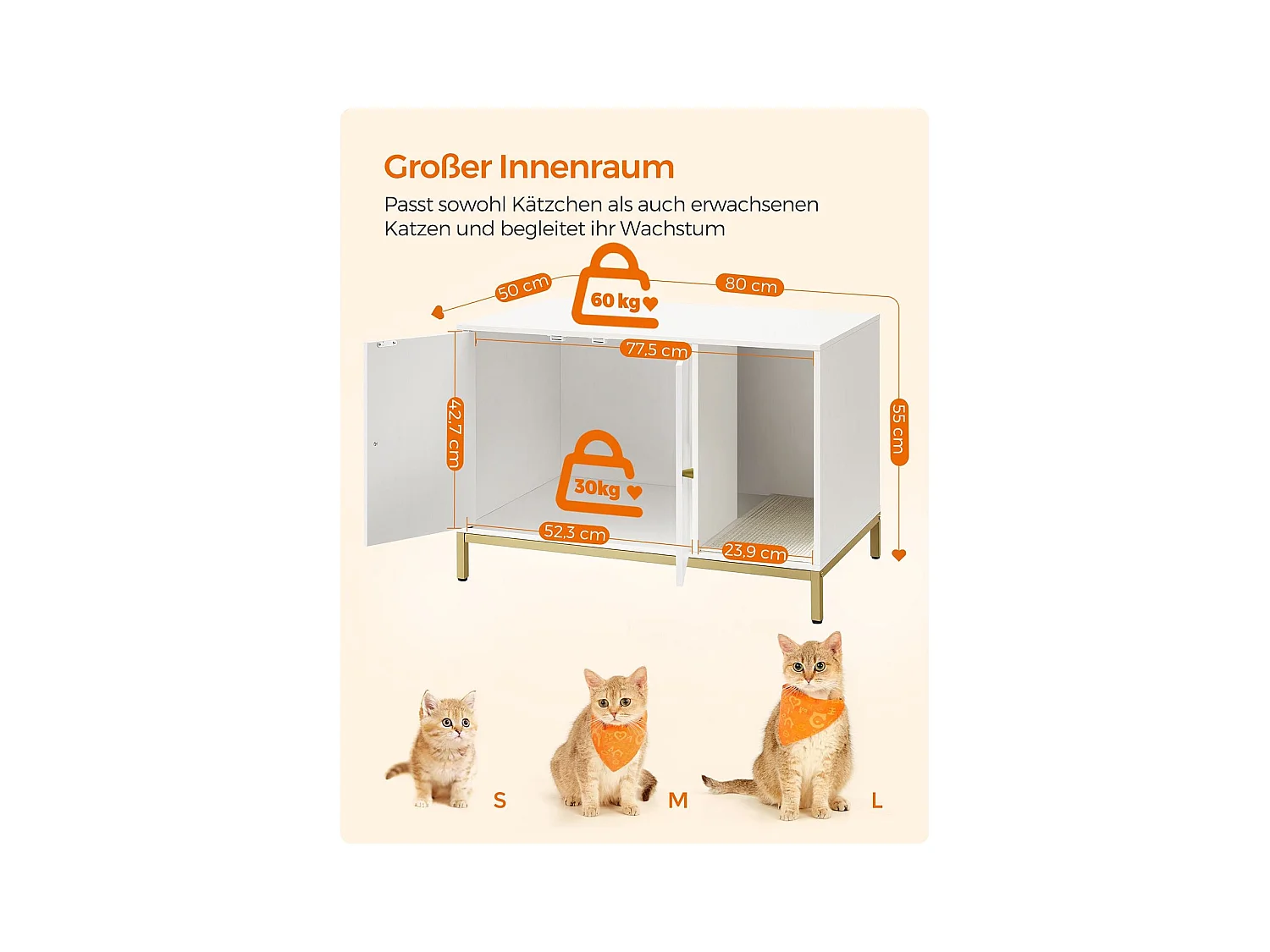 Katzenklo-Schrank Niamey