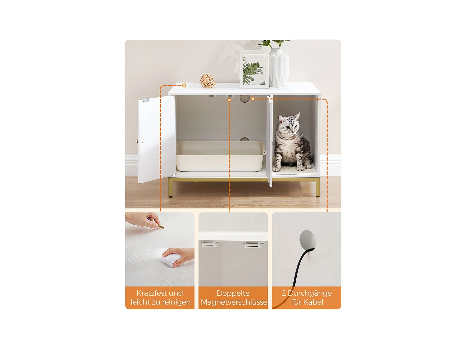 Katzenklo-Schrank Niamey