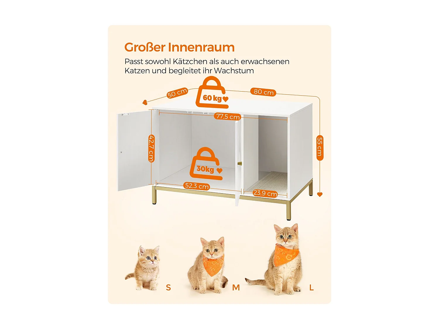 Katzenklo-Schrank Niamey