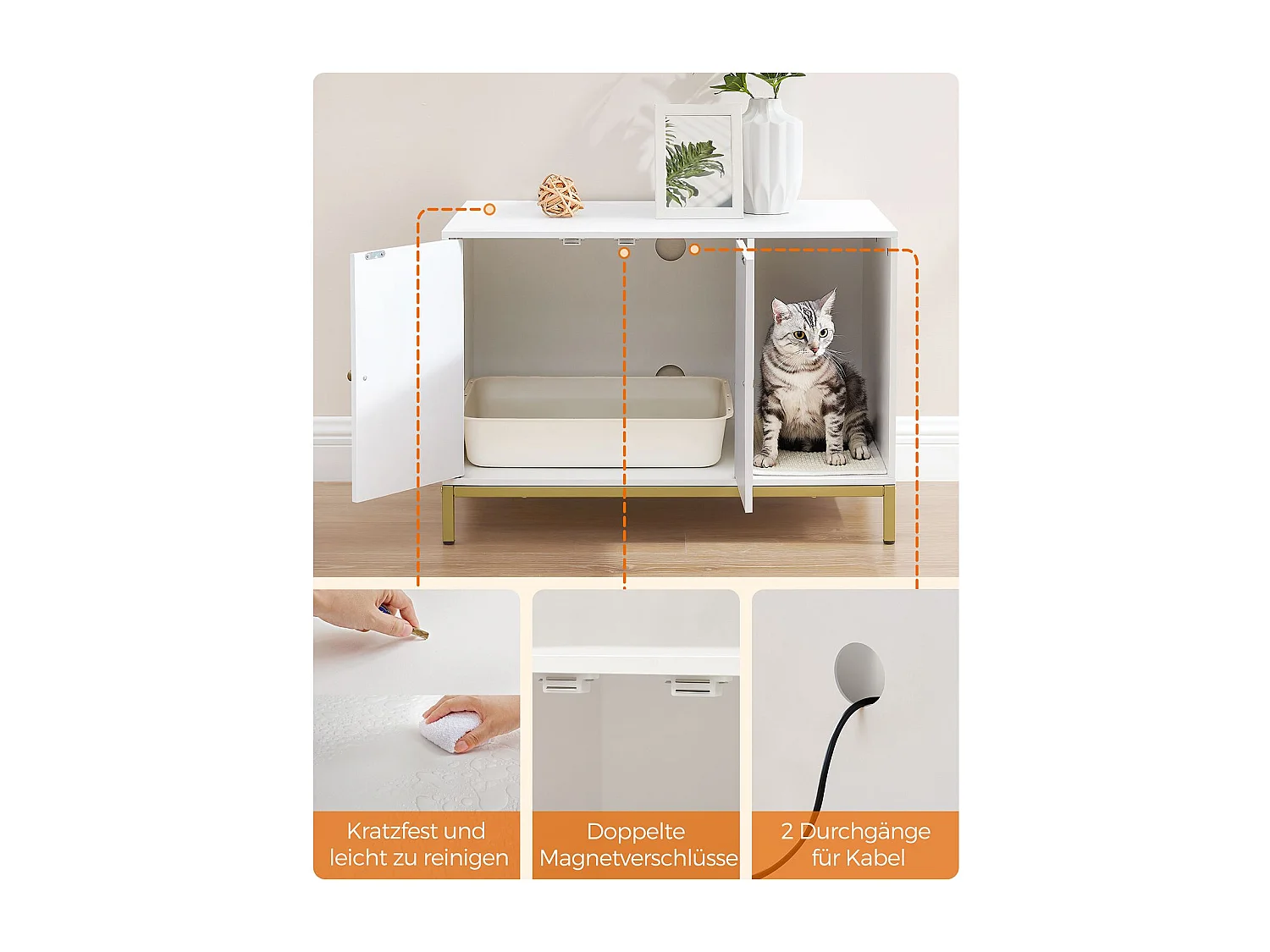 Katzenklo-Schrank Niamey