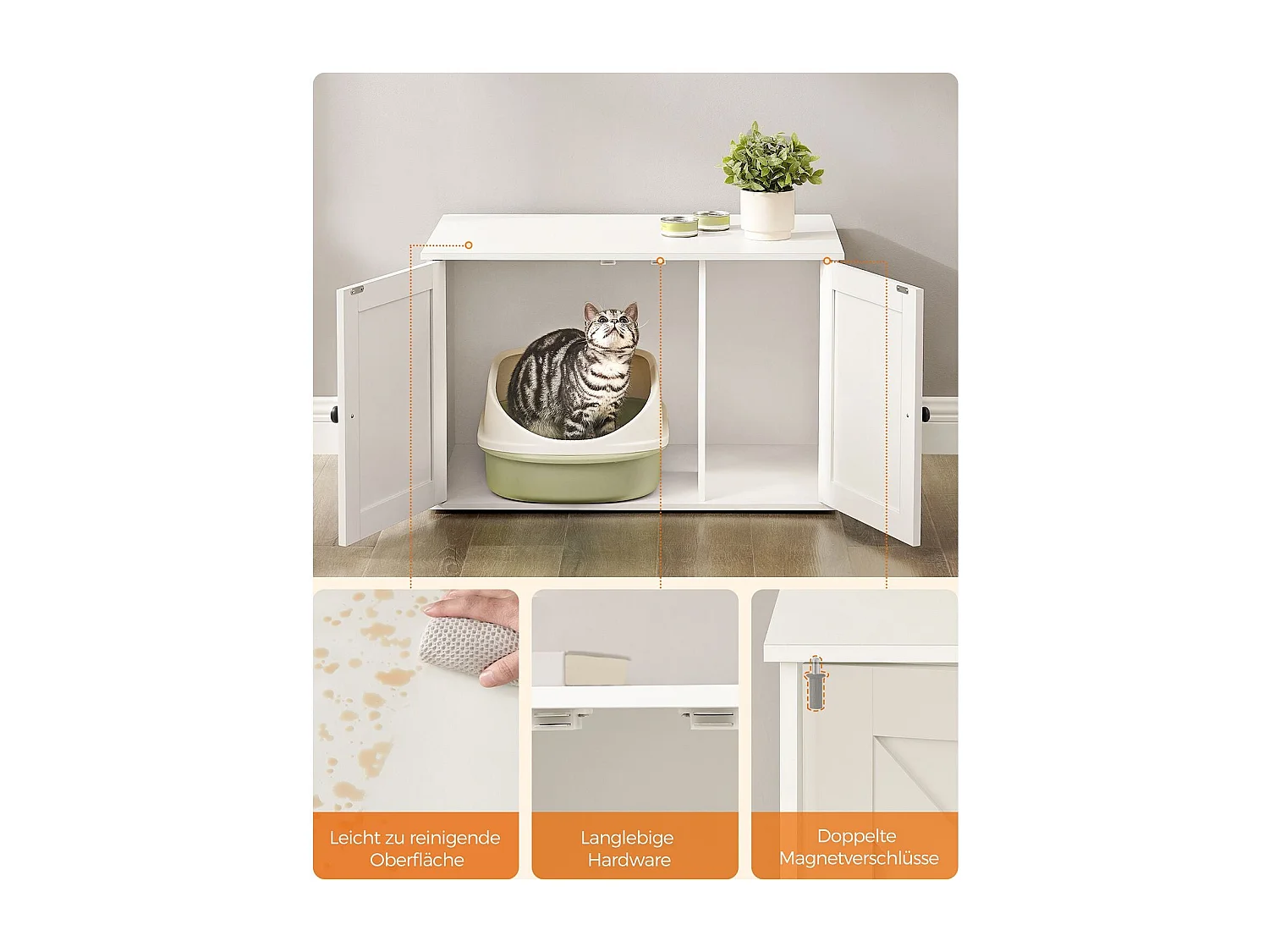 Katzenklo-Schrank Nouakchott