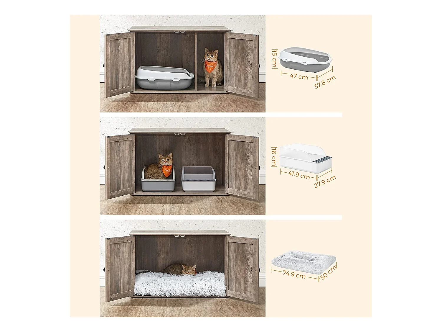 Katzenklo-Schrank Nouakchott