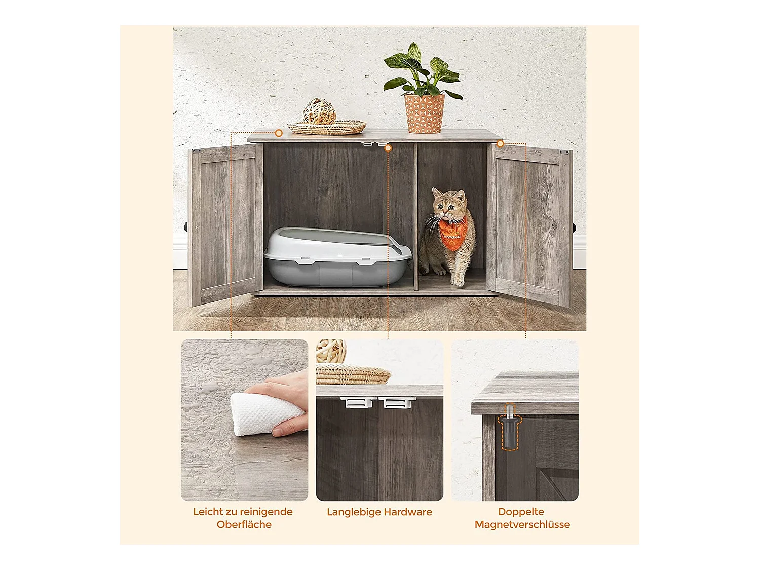 Katzenklo-Schrank Nouakchott