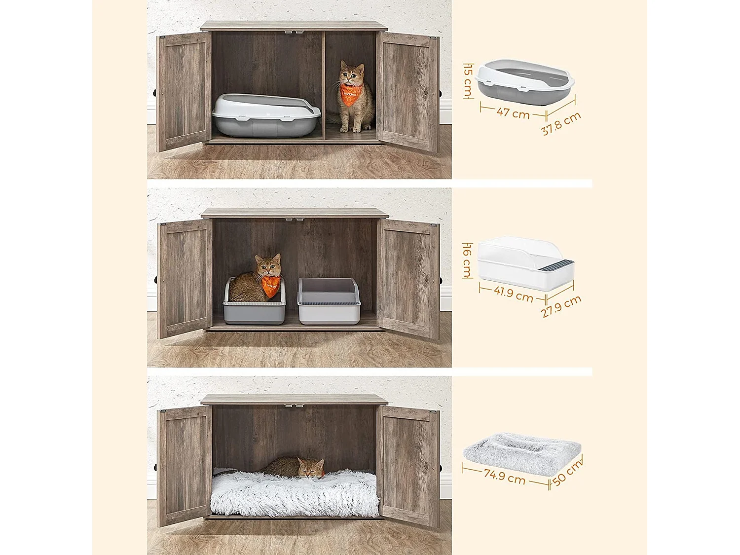 Katzenklo-Schrank Nouakchott