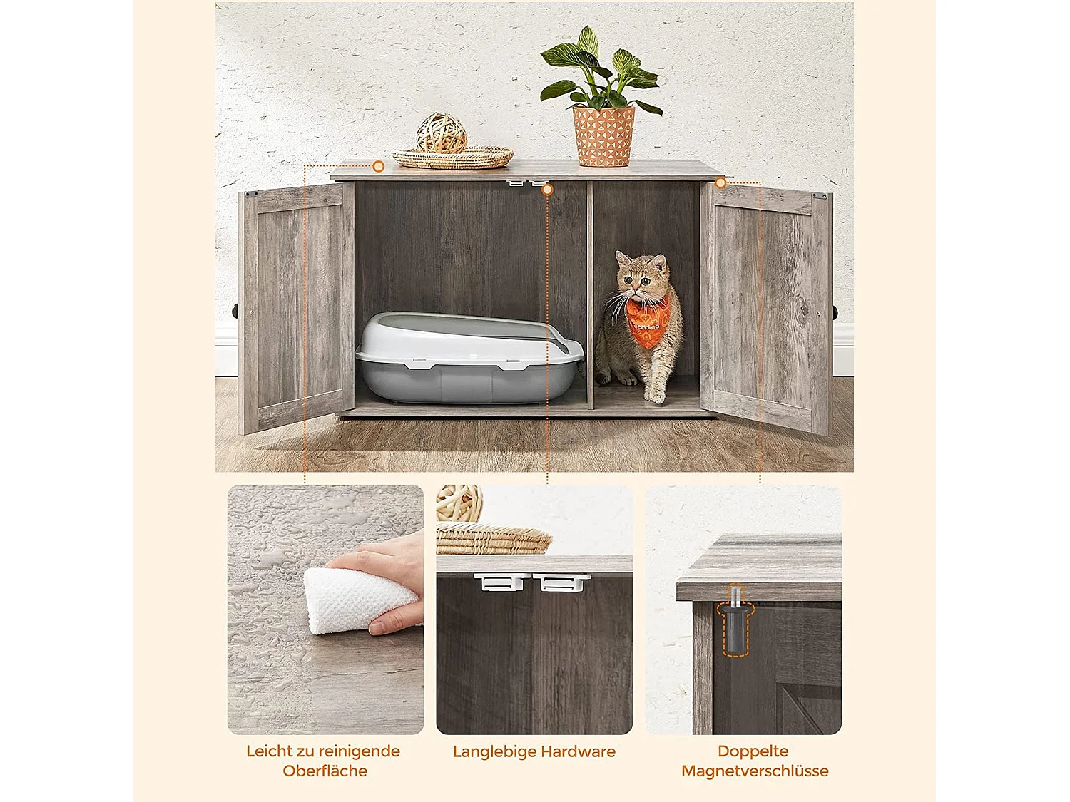 Katzenklo-Schrank Nouakchott