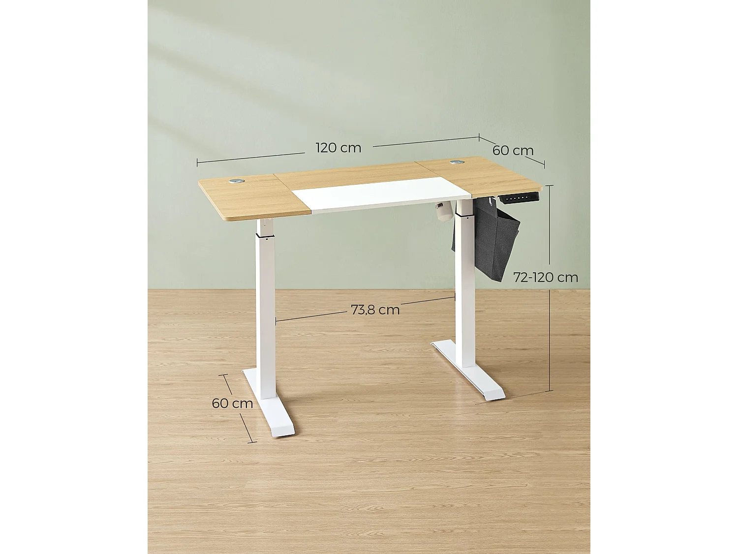 Bureau réglable en hauteur Kiel