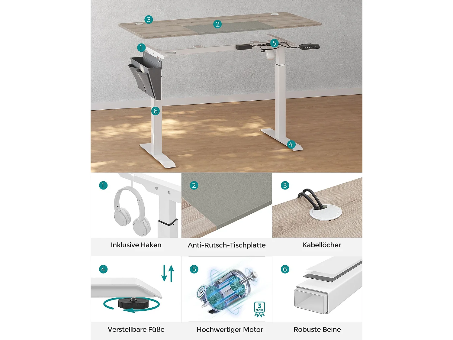 Höhenverstellbarer Schreibtisch Berlin