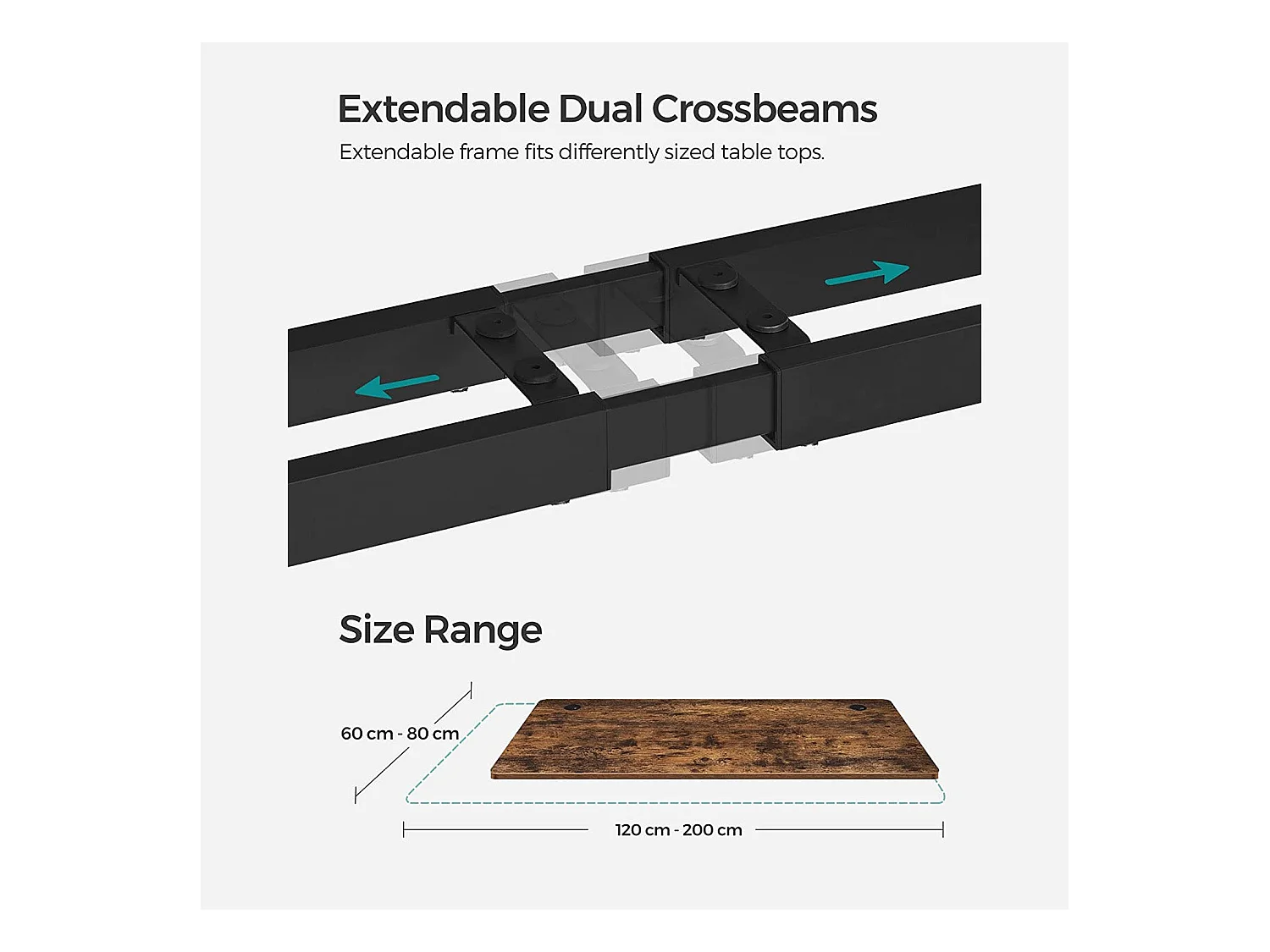 Höhenverstellbarer Schreibtisch London