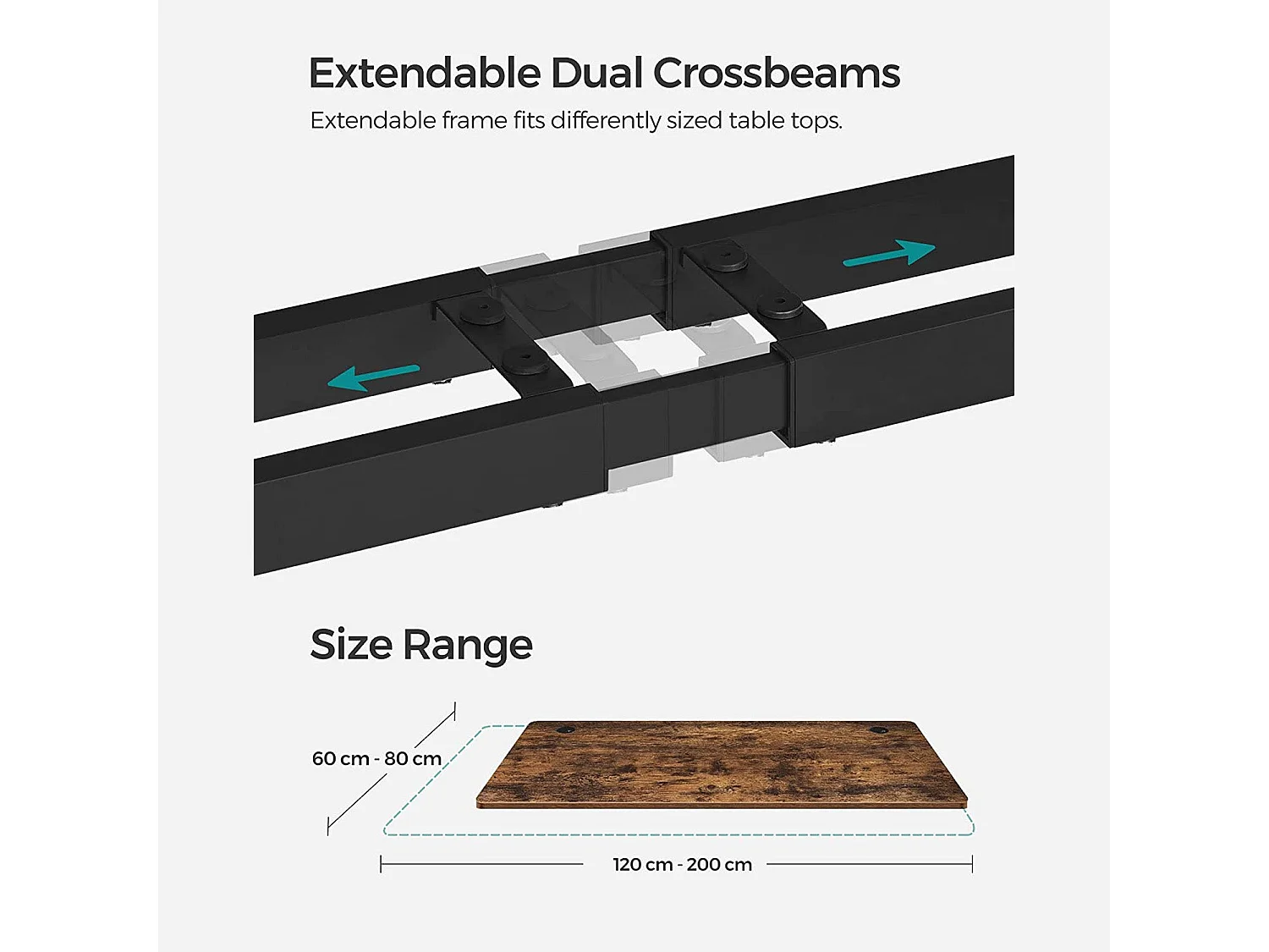 Scrivania regolabile in altezza Londra