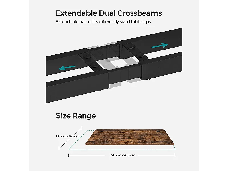 Höhenverstellbarer Schreibtisch London