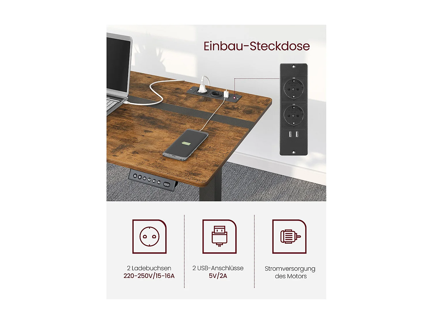 Höhenverstellbarer Schreibtisch Minsk