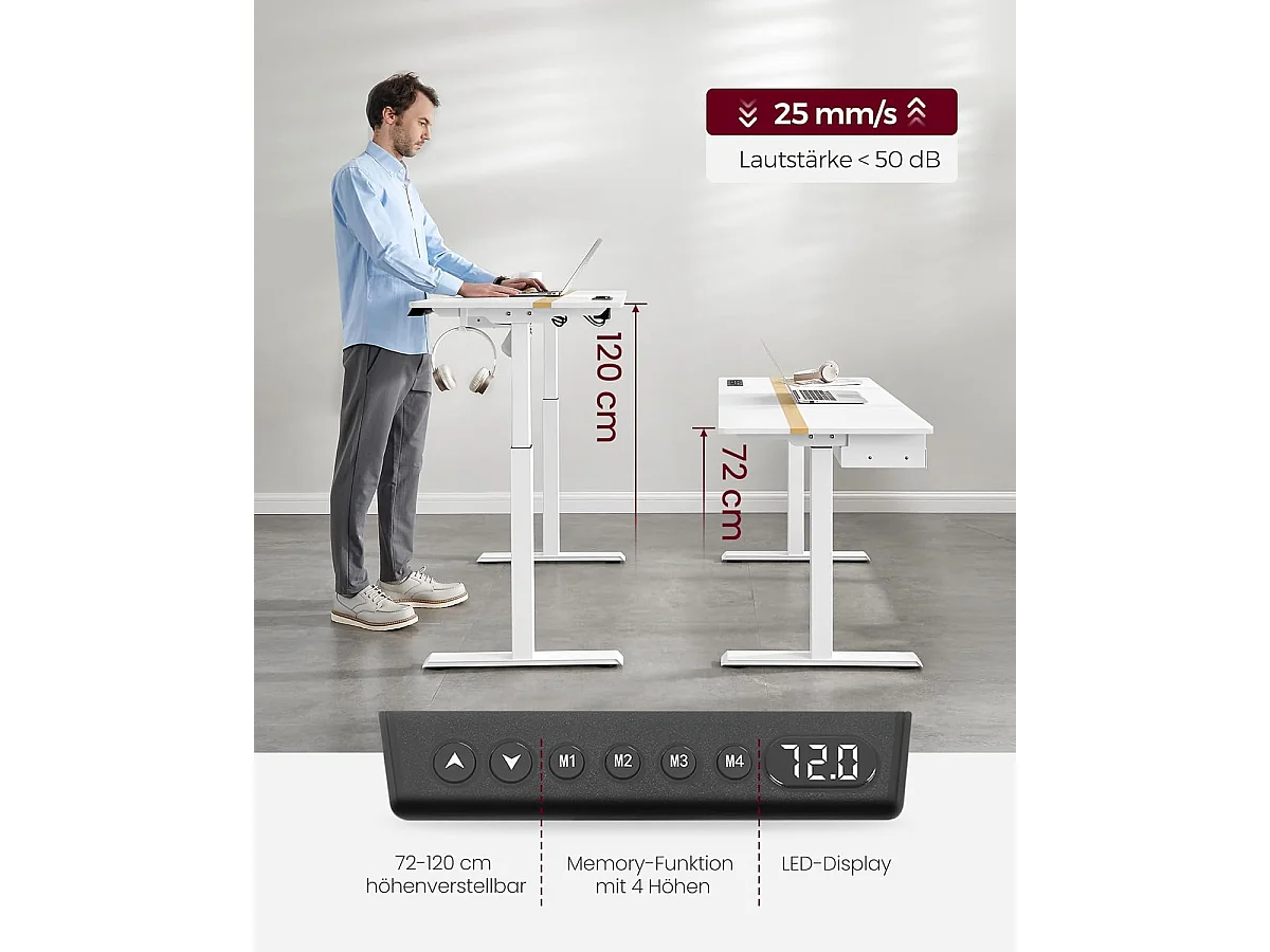 Höhenverstellbarer Schreibtisch Astana