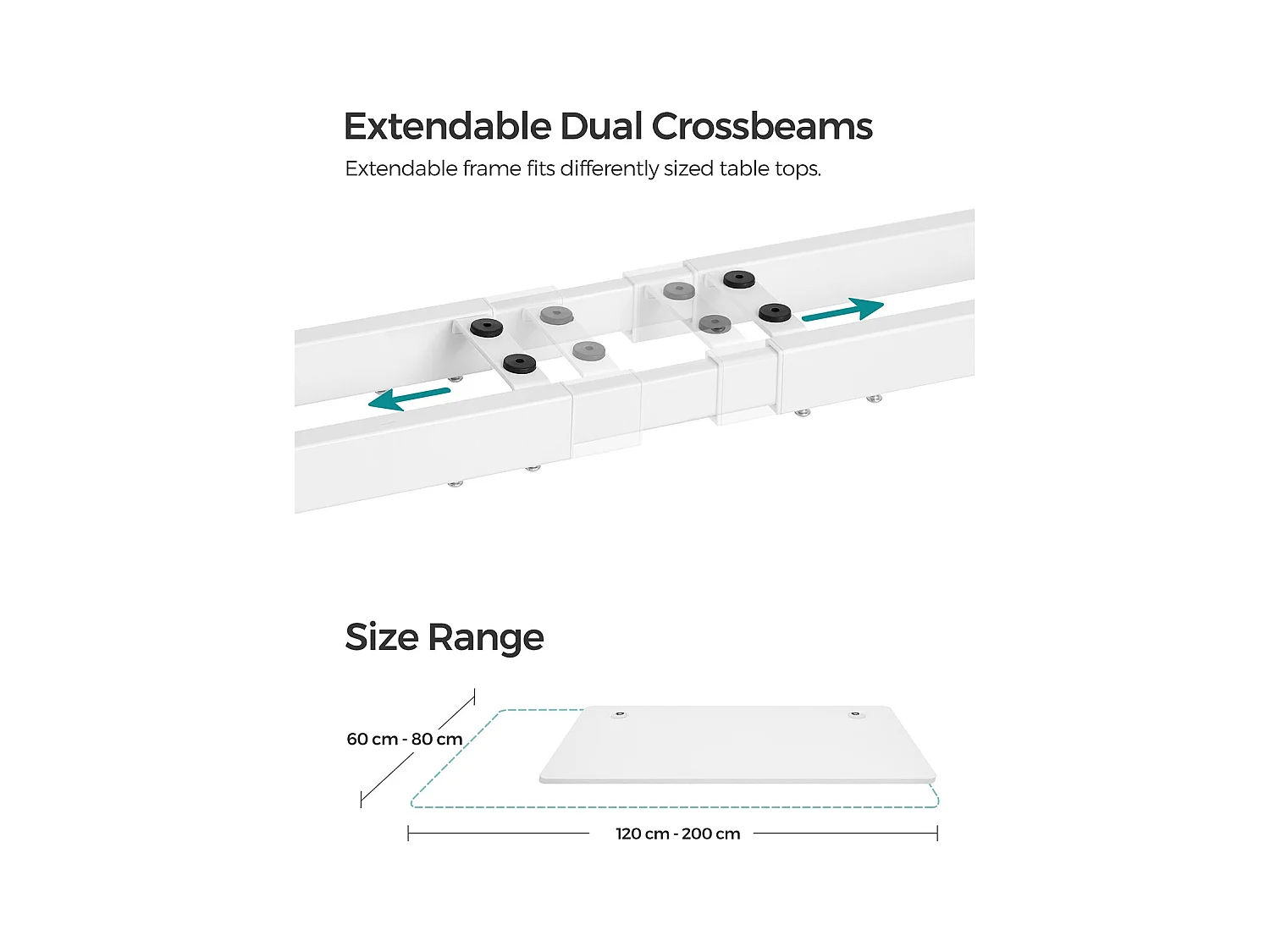 Höhenverstellbarer Schreibtisch Nuuk