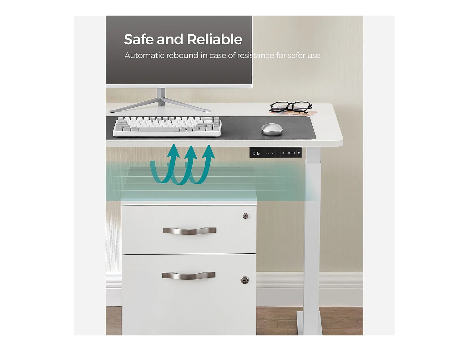 Höhenverstellbarer Schreibtisch Nuuk