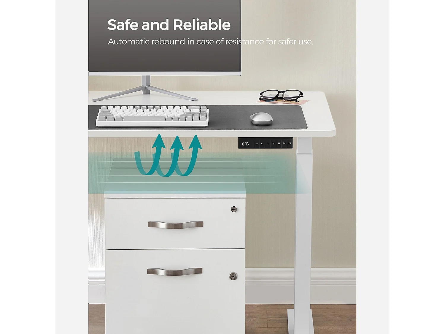 Scrivania regolabile in altezza Nuuk