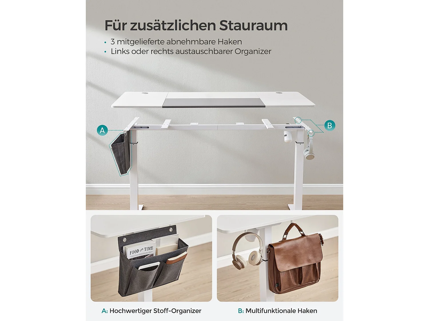 Höhenverstellbarer Schreibtisch Tirana