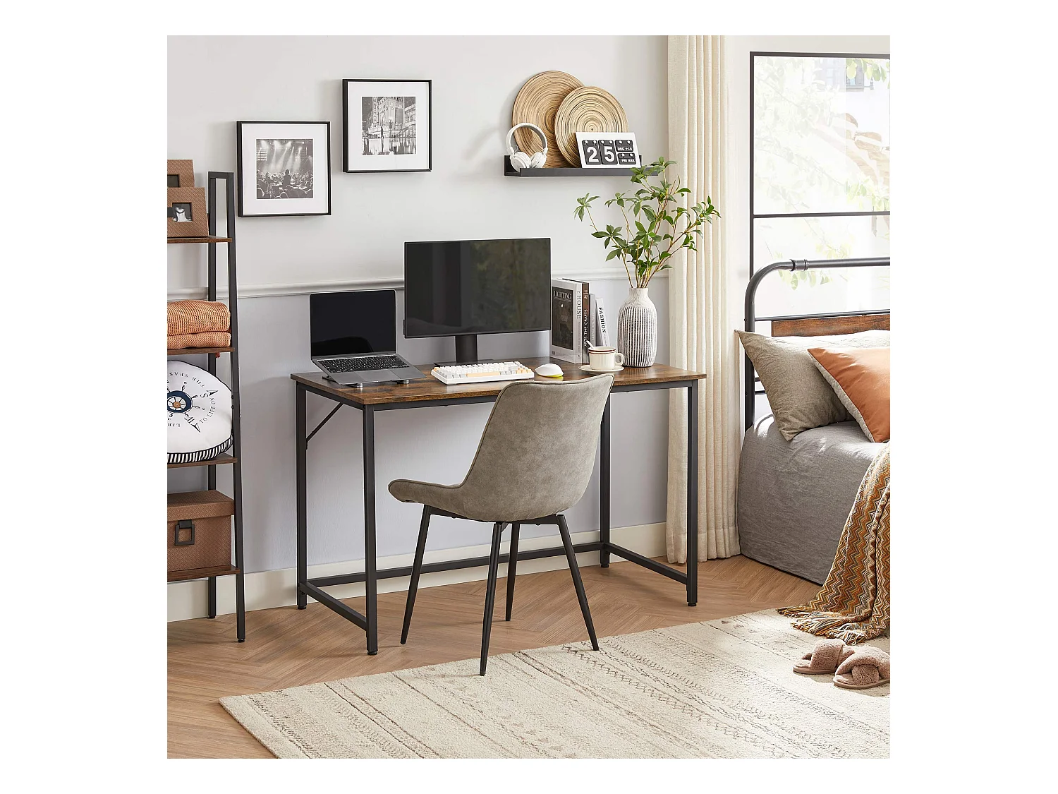 Schreibtisch Computertisch schmal Dhūlia