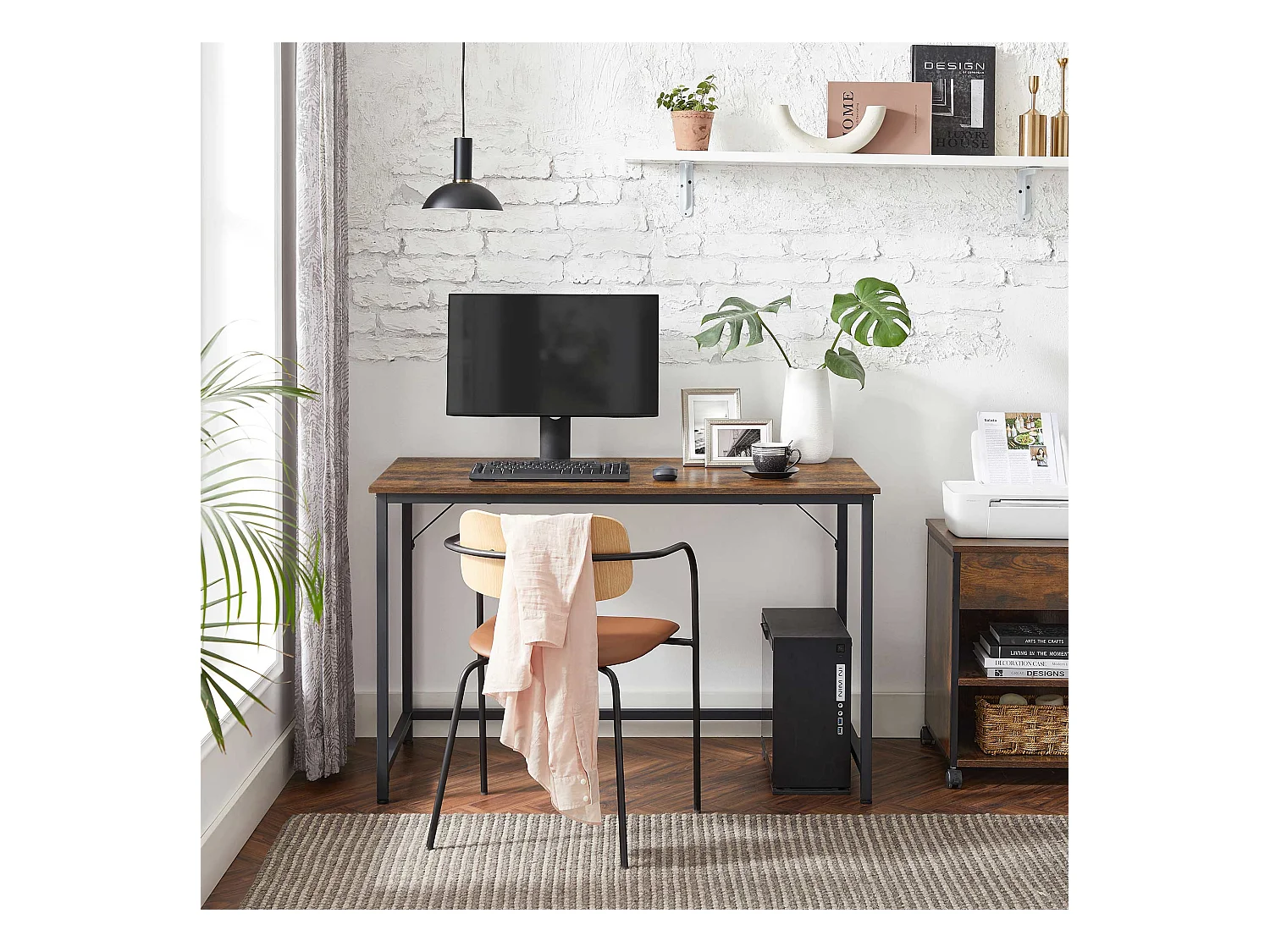 Schreibtisch Computertisch schmal Dhūlia