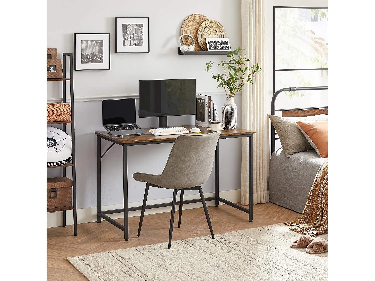 Schreibtisch Computertisch schmal Dhūlia