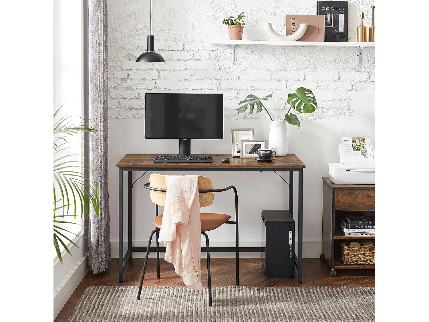 Schreibtisch Computertisch schmal Dhūlia