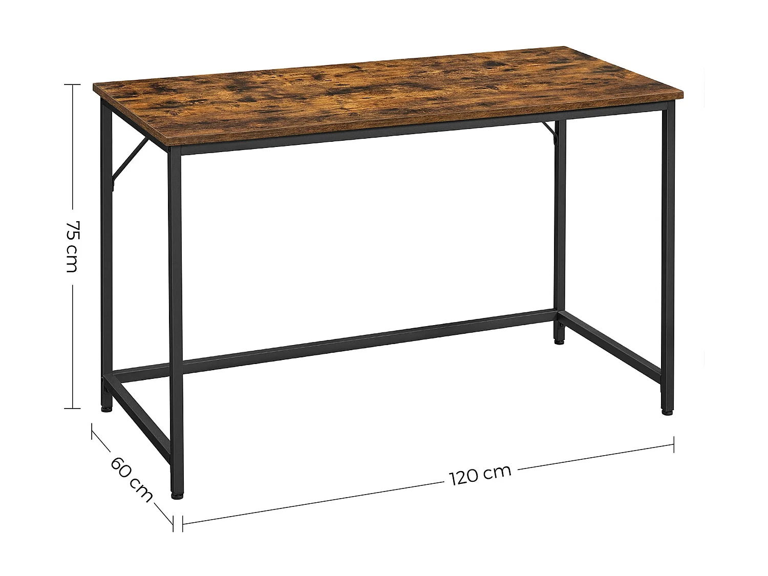 Schreibtisch Computertisch schmal Dhūlia
