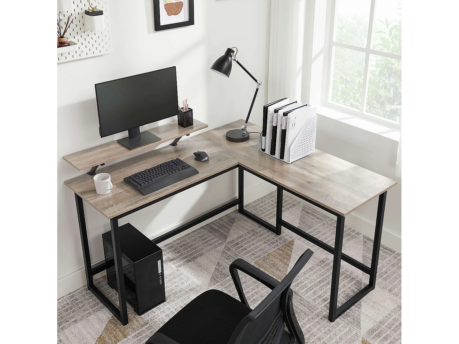 Scrivania angolare per computer Kazan