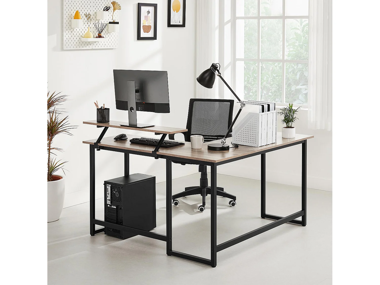 Scrivania angolare per computer Kazan