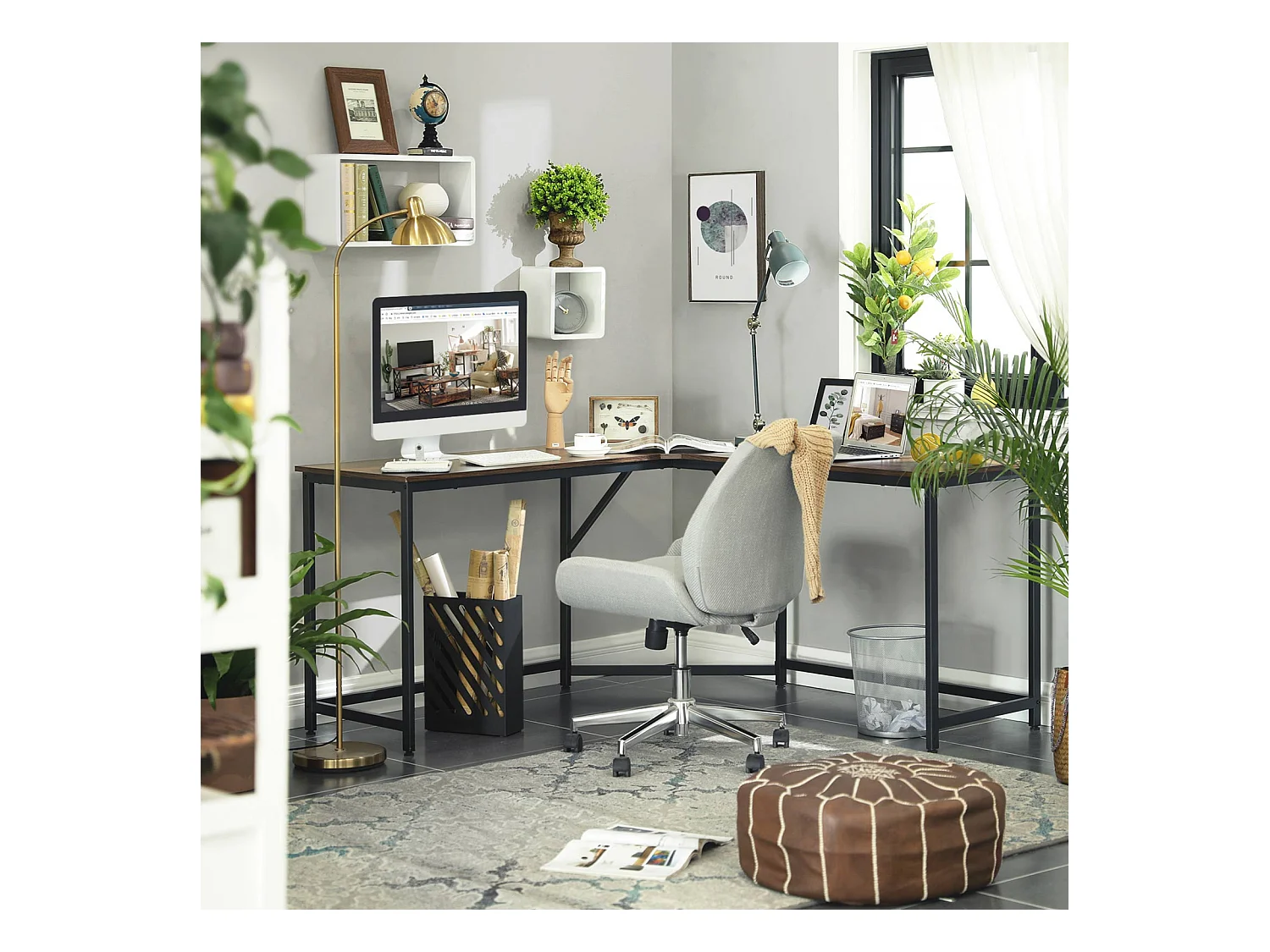 Eckschreibtisch Computertisch Soweto