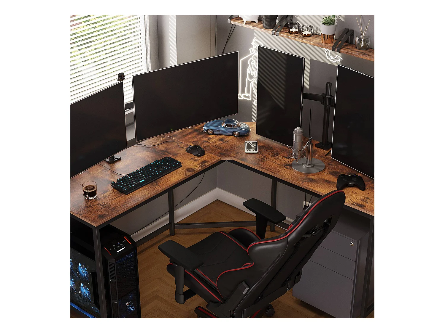 Eckschreibtisch Computertisch Soweto