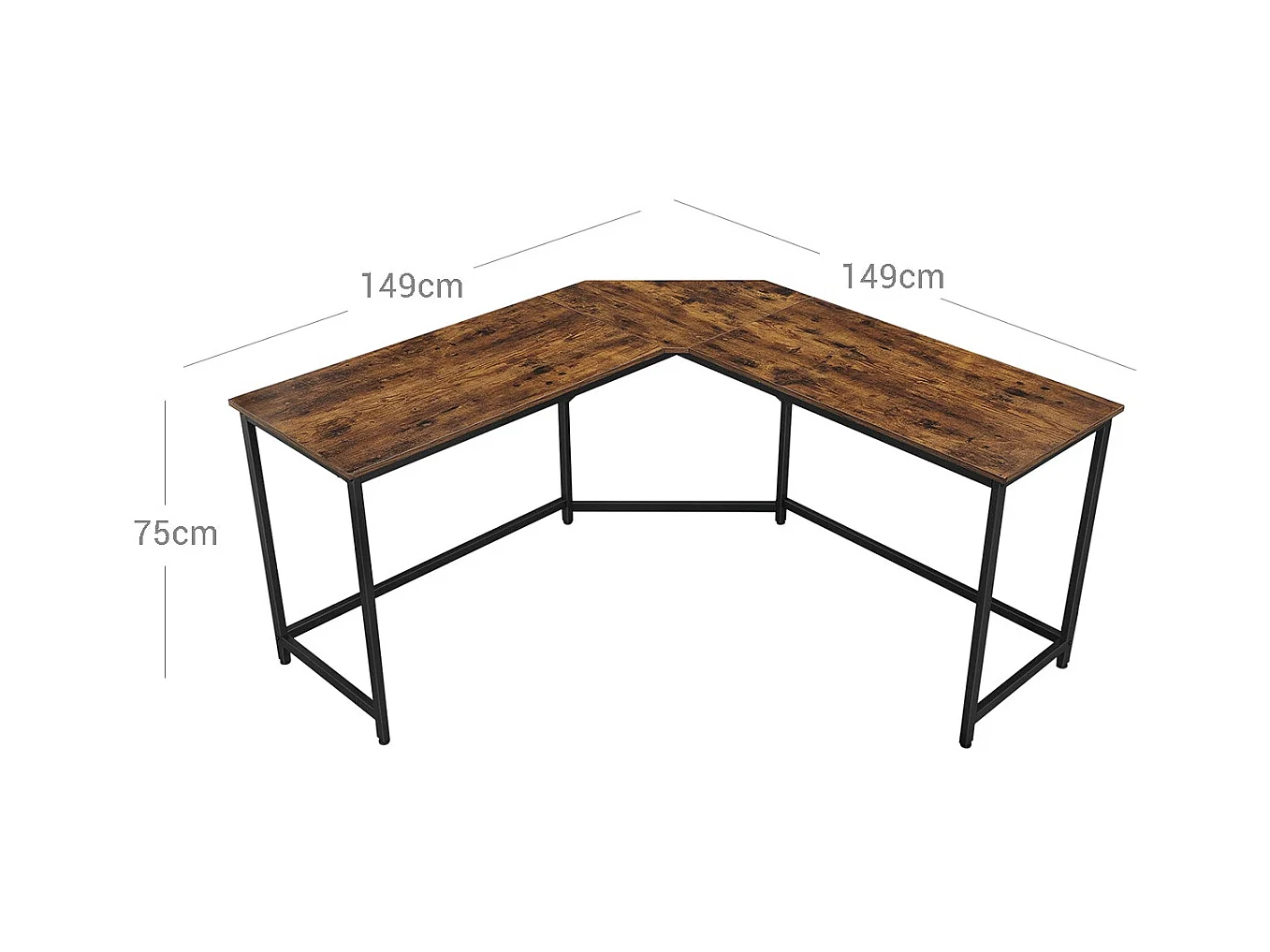 Eckschreibtisch Computertisch Soweto