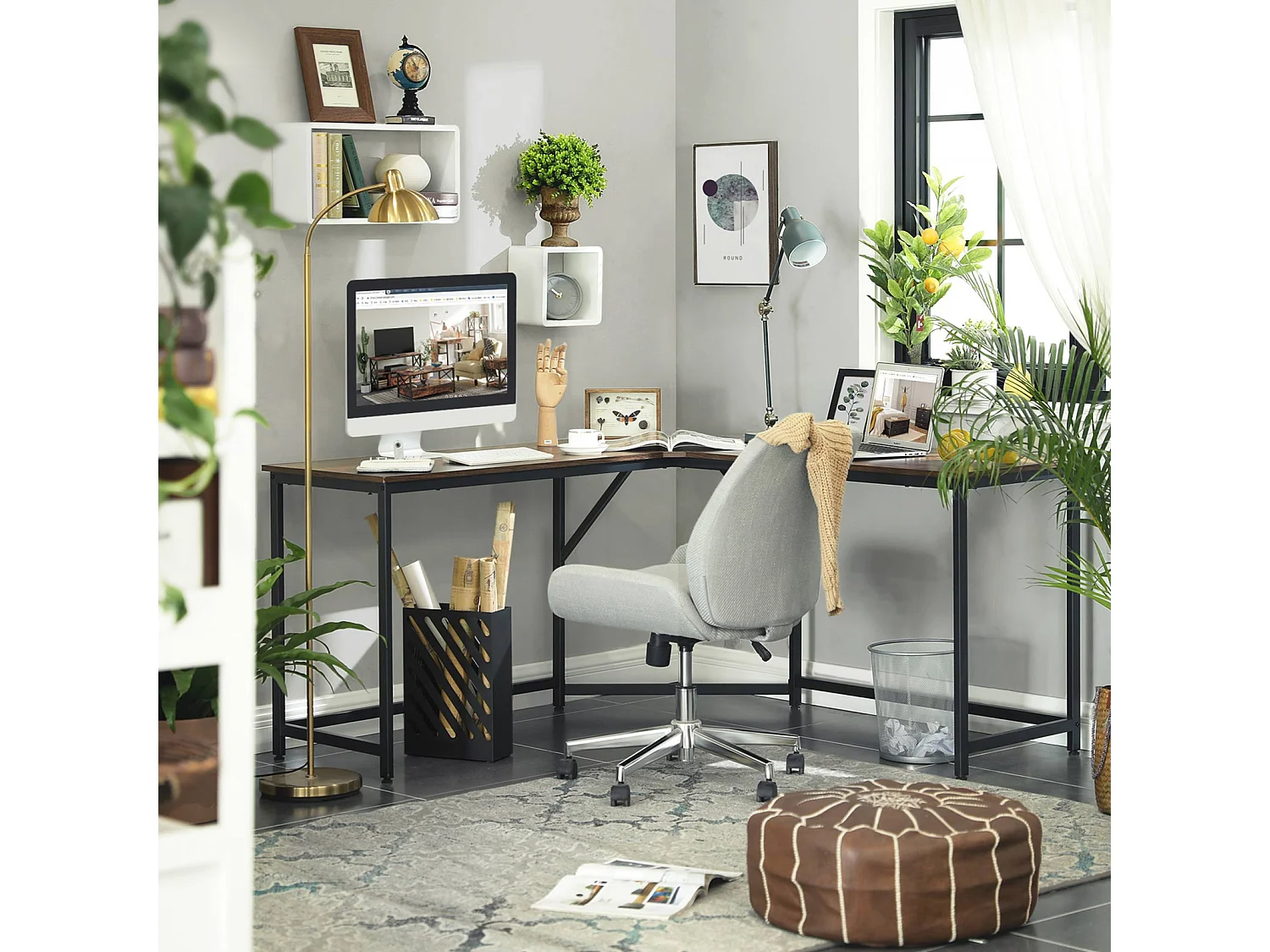 Eckschreibtisch Computertisch Soweto